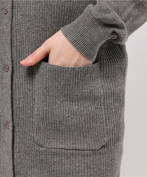 merry jenny（メリージェニー）の「ﾗｲﾝﾛﾝｸﾞｶｰﾃﾞｨｶﾞﾝ（カーディガン/ボレロ・レディース・グレー/ベージュ/ライトブルー・FREE）」の9枚目の写真