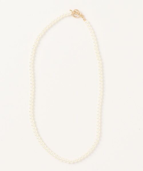 natural couture（ナチュラルクチュール）の「ボールチェーンネックレス（ネックレス・レディース・シルバー/ゴールド/その他1・FREE）」の2枚目の写真
