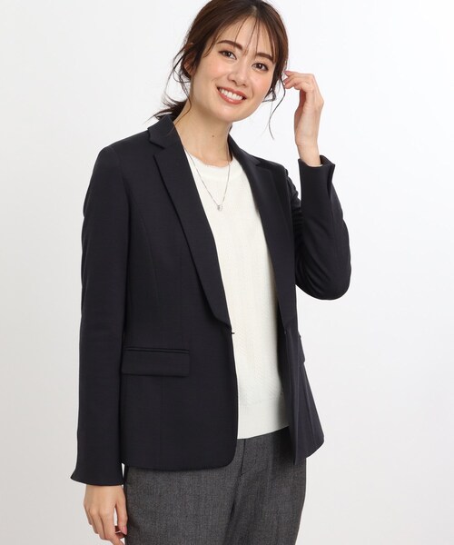 匠シリーズ 洗える 匠ジャケット ロングテーラード テーラードジャケット ジャケット アウター Reflect リフレクト のファッション