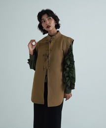 チャイナ釦 ベスト TINA：JOJUN