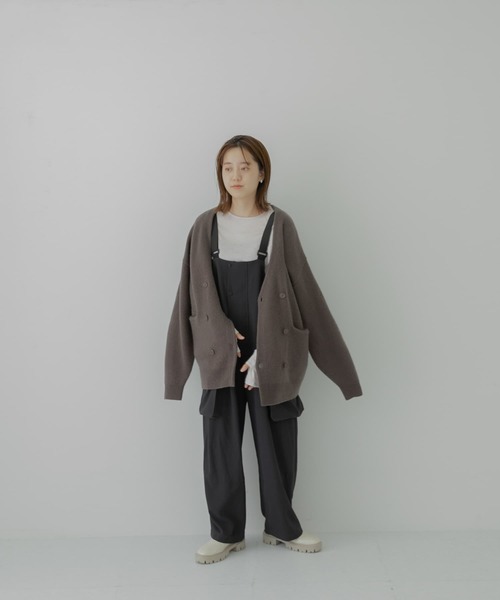 LAATO（ラート）の「JUMPER SALOPETTE（サロペット/オーバーオール・レディース・チャコールグレー/カーキ・FREE）」の5枚目の写真