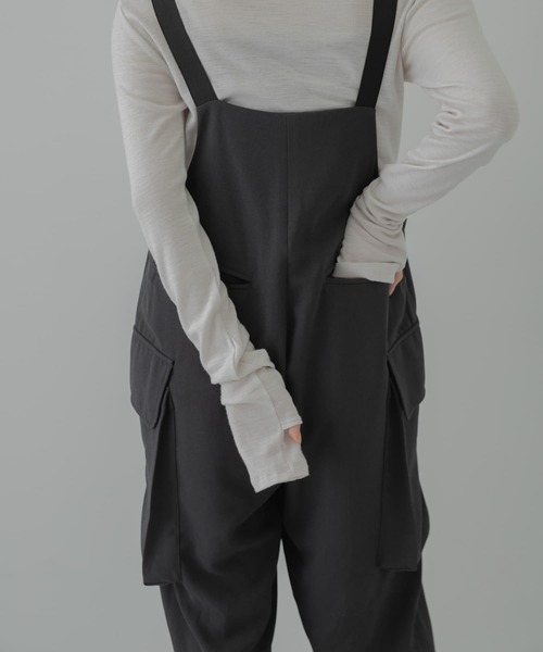 LAATO（ラート）の「JUMPER SALOPETTE（サロペット/オーバーオール・レディース・チャコールグレー/カーキ・FREE）」の13枚目の写真