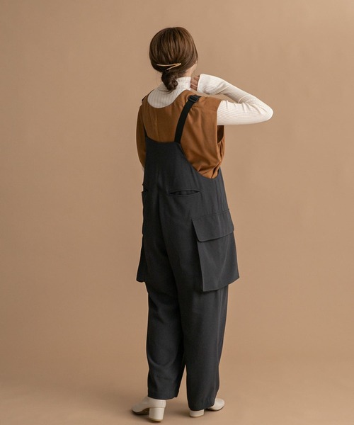 LAATO（ラート）の「JUMPER SALOPETTE（サロペット/オーバーオール・レディース・チャコールグレー/カーキ・FREE）」の19枚目の写真