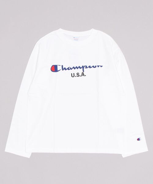 Champion チャンピオン レディース ロングスリーブtシャツ Tシャツ カットソー Champion チャンピオン のファッション通販 Zozotown