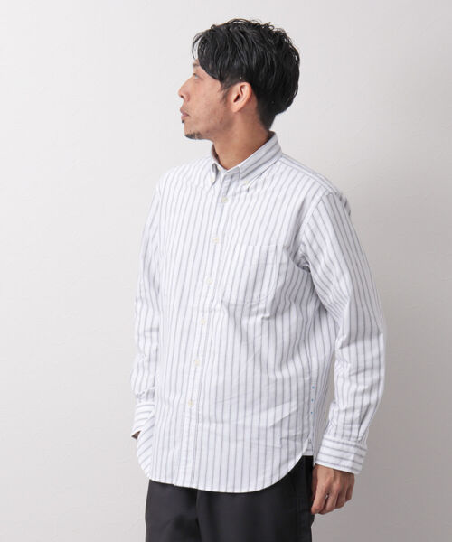 NOLLEY'S goodman(ノーリーズグッドマン)の「クラシックフィット ボタンダウンシャツ(シャツ/ブラウス・メンズ・ホワイト/グレー/ミント/イエロー・S/M/L/XL)」の21枚目の写真