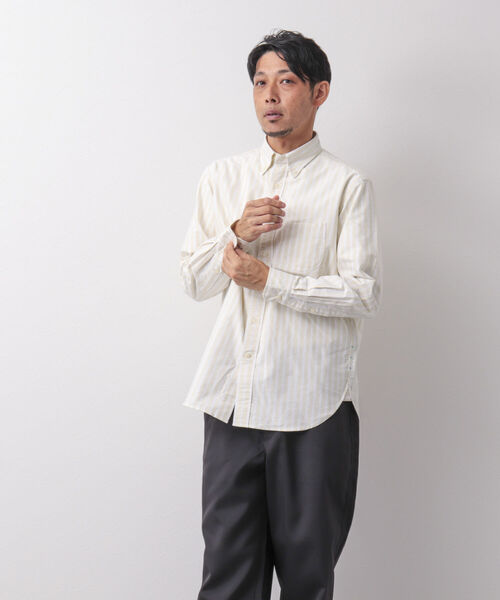 NOLLEY'S goodman(ノーリーズグッドマン)の「クラシックフィット ボタンダウンシャツ(シャツ/ブラウス・メンズ・ホワイト/グレー/ミント/イエロー・S/M/L/XL)」の15枚目の写真