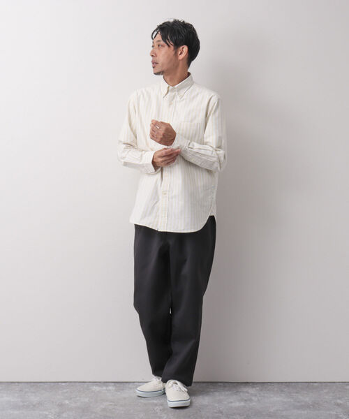 NOLLEY'S goodman(ノーリーズグッドマン)の「クラシックフィット ボタンダウンシャツ(シャツ/ブラウス・メンズ・ホワイト/グレー/ミント/イエロー・S/M/L/XL)」の12枚目の写真