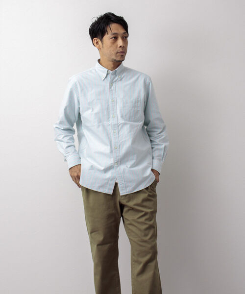 NOLLEY'S goodman(ノーリーズグッドマン)の「クラシックフィット ボタンダウンシャツ(シャツ/ブラウス・メンズ・ホワイト/グレー/ミント/イエロー・S/M/L/XL)」の22枚目の写真