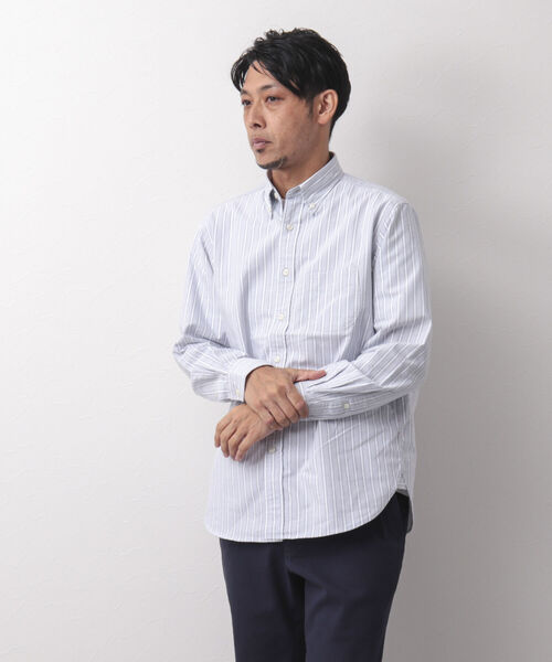 NOLLEY'S goodman(ノーリーズグッドマン)の「クラシックフィット ボタンダウンシャツ(シャツ/ブラウス・メンズ・ホワイト/グレー/ミント/イエロー・S/M/L/XL)」の13枚目の写真
