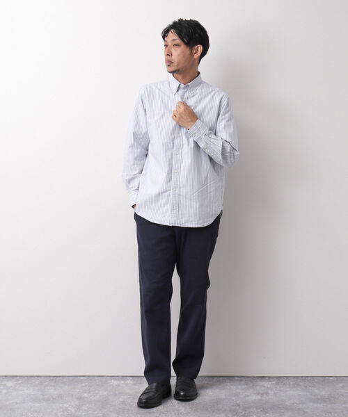 NOLLEY'S goodman(ノーリーズグッドマン)の「クラシックフィット ボタンダウンシャツ(シャツ/ブラウス・メンズ・ホワイト/グレー/ミント/イエロー・S/M/L/XL)」の6枚目の写真