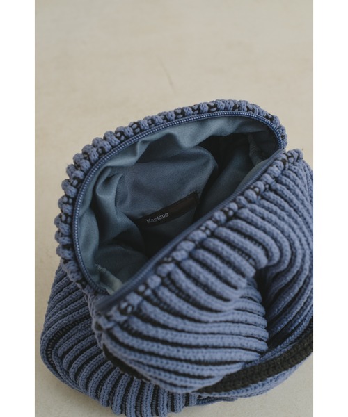 Kastane（カスタネ）の「【2022AWカタログ掲載アイテム】ニットバッグ（ハンドバッグ・レディース・ブルー/レッド/ベージュ・FREE）」の10枚目の写真