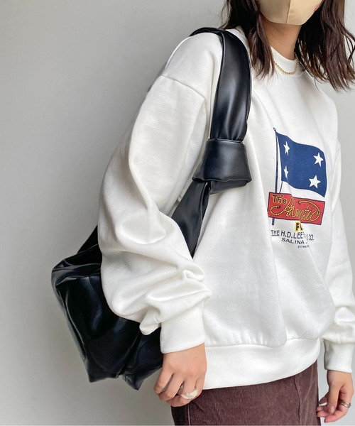 CPCM（シーピーシーエム）の「フェイクレザー キルトビッグ ワンショルダーバッグ（ショルダーバッグ・レディース・ブラック/グレー/アイボリー・FREE）」の22枚目の写真