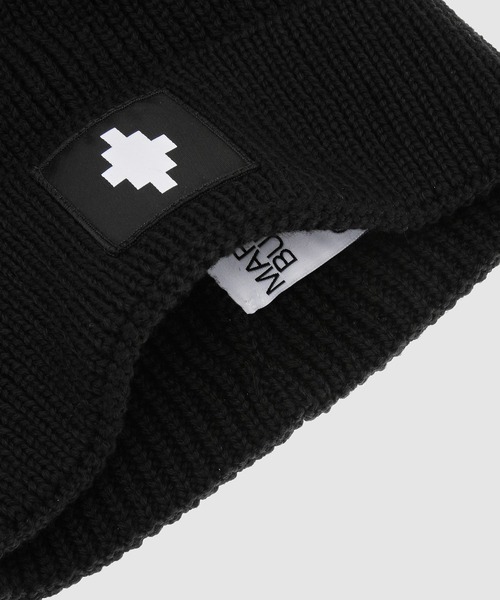 MARCELO BURLON（マルセロ・バーロン）の「CROSS PATCH BEANIE（ニットキャップ/ビーニー・メンズ・ブラック系その他・ONE SIZE）」の3枚目の写真