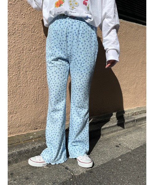 WC(ダブル シー)の「カラーリトルフラワーパンツ(その他パンツ・レディース・ブルー/オレンジ/グリーン・FREE)」の19枚目の写真