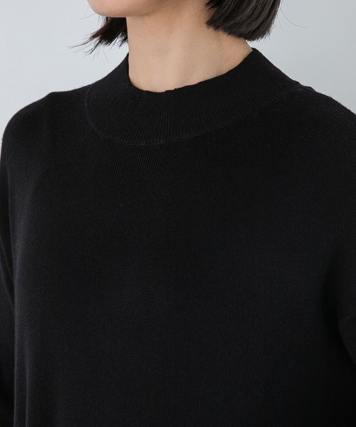 A part by（アパートバイ）の「HGギャザーハイネックワンピース　165348（ワンピース・レディース・ブラック/カーキ/ブルー・FREE）」の18枚目の写真