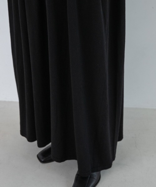 A part by（アパートバイ）の「HGギャザーハイネックワンピース　165348（ワンピース・レディース・ブラック/カーキ/ブルー・FREE）」の14枚目の写真