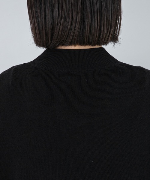 A part by（アパートバイ）の「HGギャザーハイネックワンピース　165348（ワンピース・レディース・ブラック/カーキ/ブルー・FREE）」の16枚目の写真