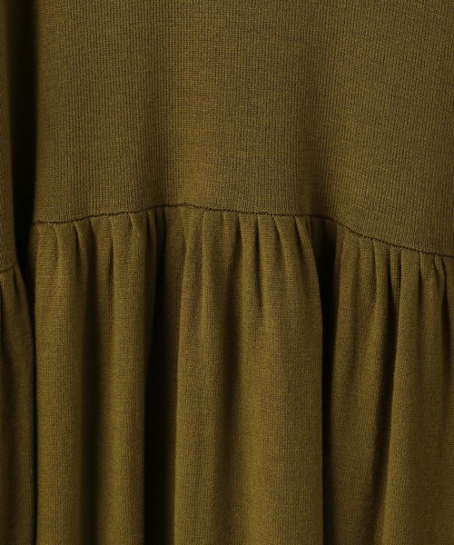 A part by（アパートバイ）の「HGギャザーハイネックワンピース　165348（ワンピース・レディース・ブラック/カーキ/ブルー・FREE）」の20枚目の写真