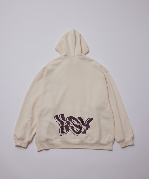iisy（イージー）の「iisy / ディストーションロゴプルパーカー（パーカー・メンズ・キナリ/ブラック/グリーン・L/S/M）」の22枚目の写真