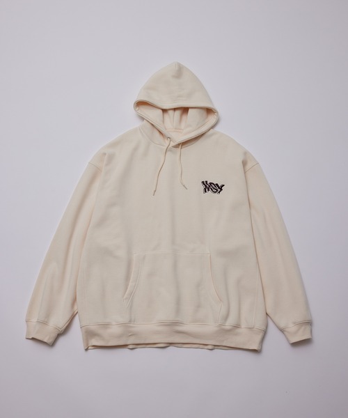 iisy（イージー）の「iisy / ディストーションロゴプルパーカー（パーカー・メンズ・キナリ/ブラック/グリーン・L/S/M）」の18枚目の写真