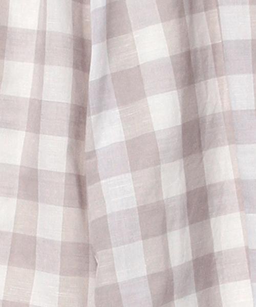 Ray BEAMS(レイビームス)の「Ray BEAMS / ギンガムギャザー フレアースカート(スカート・レディース・グレー/ブラック/ライトブルー・1/0)」の14枚目の写真