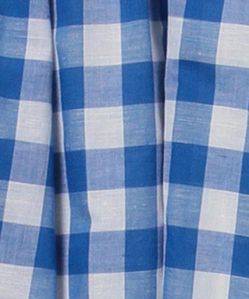 Ray BEAMS(レイビームス)の「Ray BEAMS / ギンガムギャザー フレアースカート(スカート・レディース・グレー/ブラック/ライトブルー・1/0)」の10枚目の写真