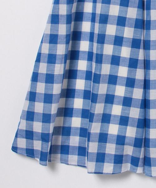 Ray BEAMS(レイビームス)の「Ray BEAMS / ギンガムギャザー フレアースカート(スカート・レディース・グレー/ブラック/ライトブルー・1/0)」の11枚目の写真