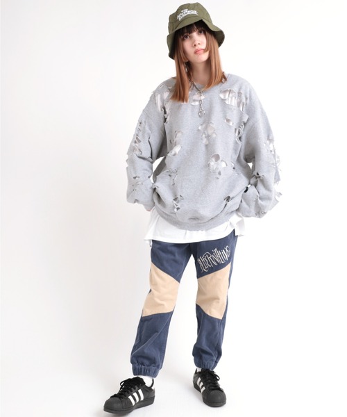 RNA（アールエヌエー）の「E4879 キルティングＨＡＴ（ハット・レディース・カーキ/ホワイト/ブラック・FREE）」の9枚目の写真