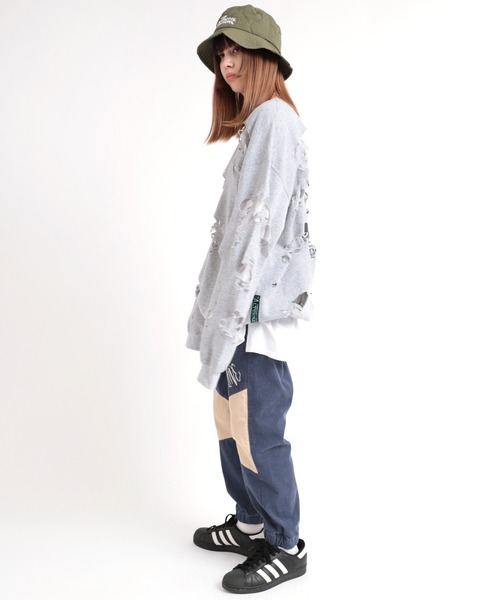 RNA（アールエヌエー）の「E4879 キルティングＨＡＴ（ハット・レディース・カーキ/ホワイト/ブラック・FREE）」の10枚目の写真