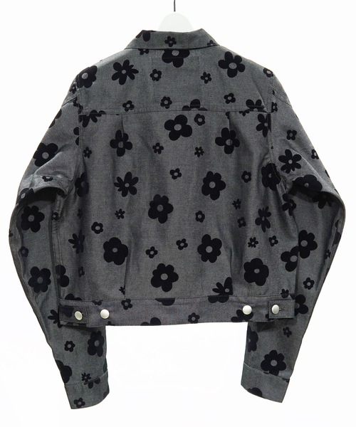 NON TOKYO（ノントーキョー）の「FLOKING FLOWER DENIM JACKET / NON-23S-0201（デニムジャケット・レディース・カーキ/ブラック/インディゴブルー・2/1）」の18枚目の写真
