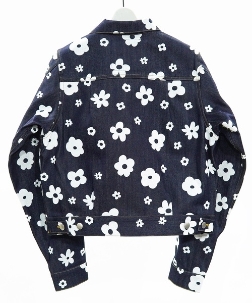 NON TOKYO（ノントーキョー）の「FLOKING FLOWER DENIM JACKET / NON-23S-0201（デニムジャケット・レディース・カーキ/ブラック/インディゴブルー・2/1）」の21枚目の写真