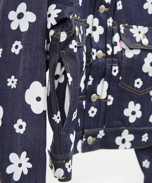 NON TOKYO（ノントーキョー）の「FLOKING FLOWER DENIM JACKET / NON