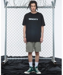 【GLOWNY】★韓国人気★ 3/4 G CONTRAST TEE ★ 韓国通販 dgo】3colors UNISEX レトロカレッジカジュアルTシャツ