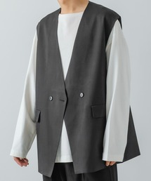 improves | 【improves】ノーカラー ジレベスト(ベスト)