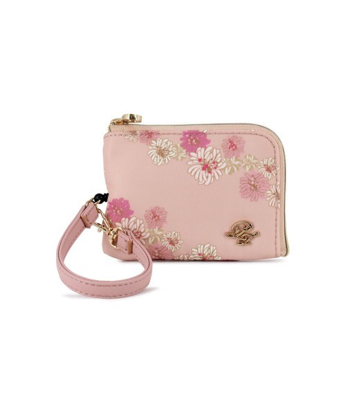 PAUL&JOE（ポールアンドジョー）の「【当店限定】PAUL & JOE ACCESSOIRES (ポール＆ジョーアクセソワ) パスコインケース クリザンテームプリント PJA-W761 ポールアンドジョー EC限定（パスケース・レディース・ネイビー/ピンク/アイボリー・FREE）」の12枚目の写真