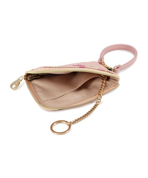 PAUL&JOE（ポールアンドジョー）の「【当店限定】PAUL & JOE ACCESSOIRES (ポール＆ジョーアクセソワ) パスコインケース クリザンテームプリント PJA-W761 ポールアンドジョー EC限定（パスケース・レディース・ネイビー/ピンク/アイボリー・FREE）」の15枚目の写真