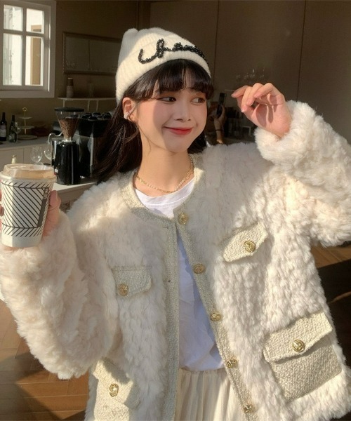 bedsidedrama コート　レディース　ムートンコート　ファー　コート コート レディース ムートンコート 超ロング フード付き 裏ボア