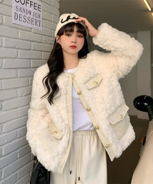 セール】フェイクファームートンコート（ムートンコート）｜LAC-VERT  