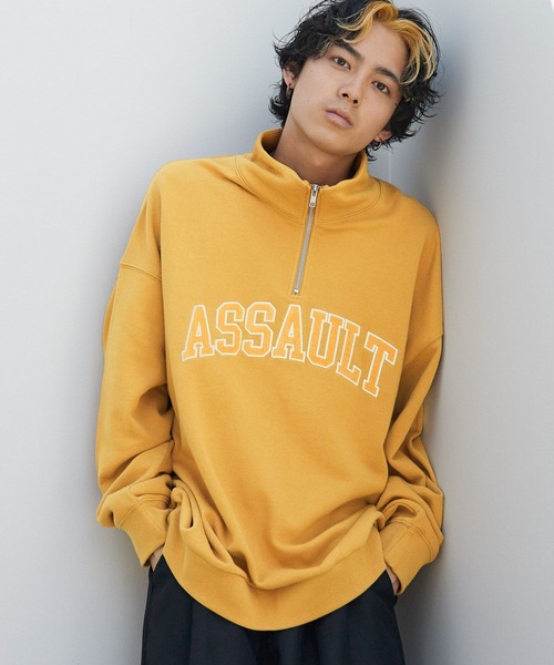 PBLIM（ページボーイリム）の「PAGEBOYLIM/ロゴシシュウジップスウェット（スウェット・レディース・クリーム/マスタード/ブラック・MEDIUM/LARGE）」の14枚目の写真