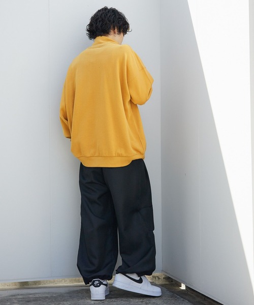 PBLIM（ページボーイリム）の「PAGEBOYLIM/ロゴシシュウジップスウェット（スウェット・レディース・クリーム/マスタード/ブラック・MEDIUM/LARGE）」の18枚目の写真