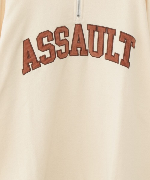 PBLIM（ページボーイリム）の「PAGEBOYLIM/ロゴシシュウジップスウェット（スウェット・レディース・クリーム/マスタード/ブラック・MEDIUM/LARGE）」の22枚目の写真