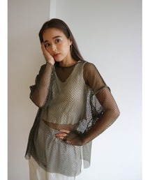 TRUNC | Piping Mesh Pullover(その他トップス)