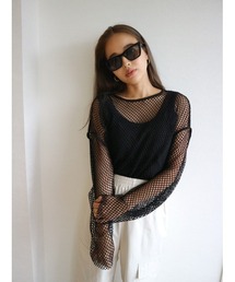TRUNC | Piping Mesh Pullover(その他トップス)