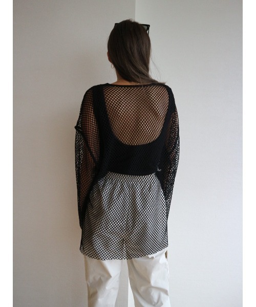 TRUNC(トランクエイティーエイト)の「Piping Mesh Pullover(その他トップス・レディース・ブラック/カーキ・FREE)」の22枚目の写真