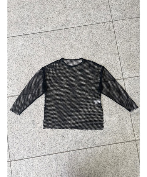 TRUNC(トランクエイティーエイト)の「Piping Mesh Pullover(その他トップス・レディース・ブラック/カーキ・FREE)」の5枚目の写真