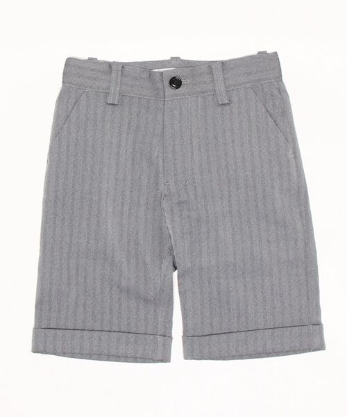 EAST END HIGHLANDERS（イーストエンドハイランダーズ）の「EAST END HIGHLANDERS / スーツハーフパンツ（スーツパンツ・キッズ・ダークグレー/ネイビー/ブルーグレー/ダークブラウン/ライトグレー/エンジ/グレー/グレー系その他・110/90/100/120/90cm/100cm）」の3枚目の写真