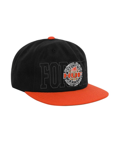 ハフ キャップ HUF TORCH MMXXII SNAP-BACK HAT 平つば HUF（ハフ）の「TORCH MMXXII SNAPBACK / HUF スナップバック