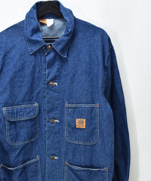 Wrangler(ラングラー)の「【ヴィンテージ古着】80s BIG BEN ''Wrangler'' デニム カバーオール USA製(カバーオール・メンズ・ブルー・46)」の6枚目の写真