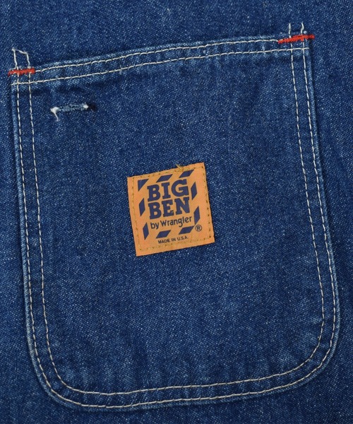 Wrangler(ラングラー)の「【ヴィンテージ古着】80s BIG BEN ''Wrangler'' デニム カバーオール USA製(カバーオール・メンズ・ブルー・46)」の2枚目の写真