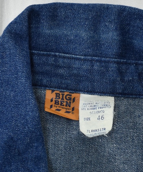 Wrangler(ラングラー)の「【ヴィンテージ古着】80s BIG BEN ''Wrangler'' デニム カバーオール USA製(カバーオール・メンズ・ブルー・46)」の10枚目の写真